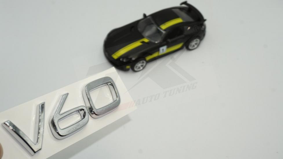 Volvo V60 Krom ABS 3M 3D Bagaj Logo Yazı Orjinal Ürün