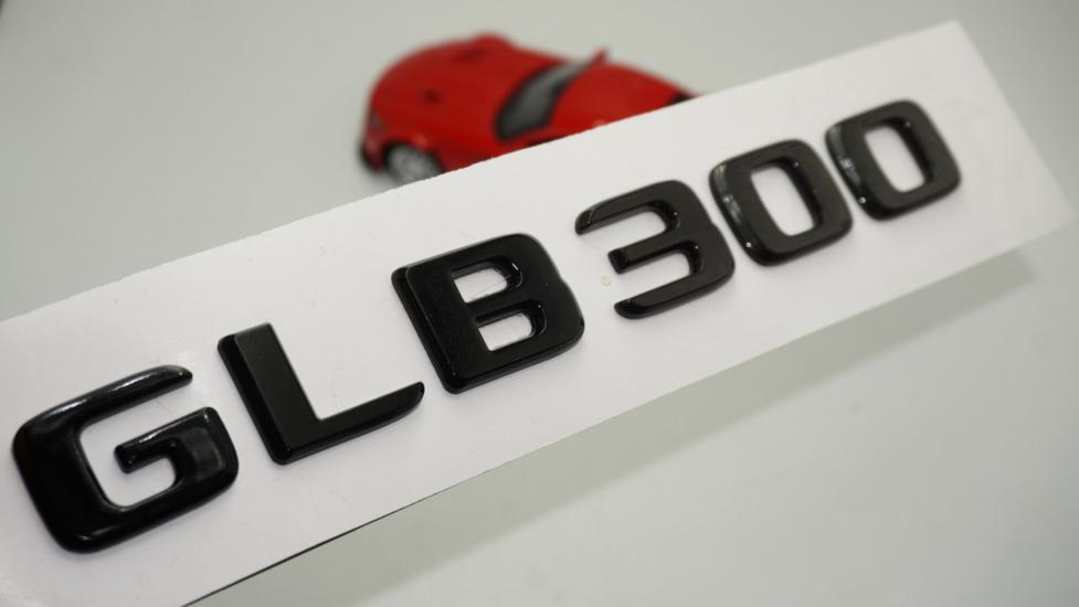 GLB 300 Bagaj Parlak Siyah ABS 3M 3D Yazı Logo