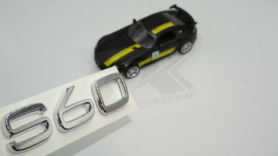 Volvo S60 Krom ABS 3M 3D Bagaj Logo Yazı Orjinal Ürün