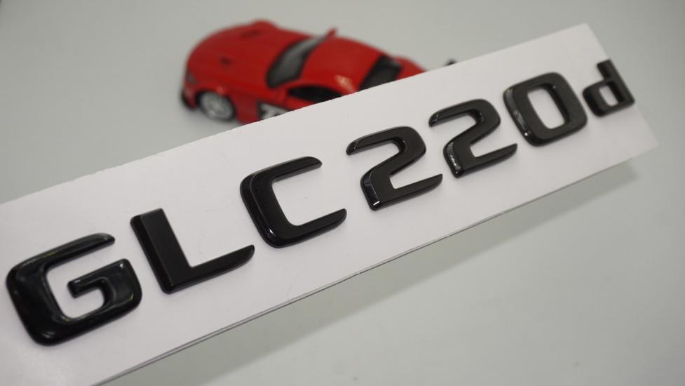 GLC 220d Bagaj Parlak Siyah ABS 3M 3D Yazı Logo