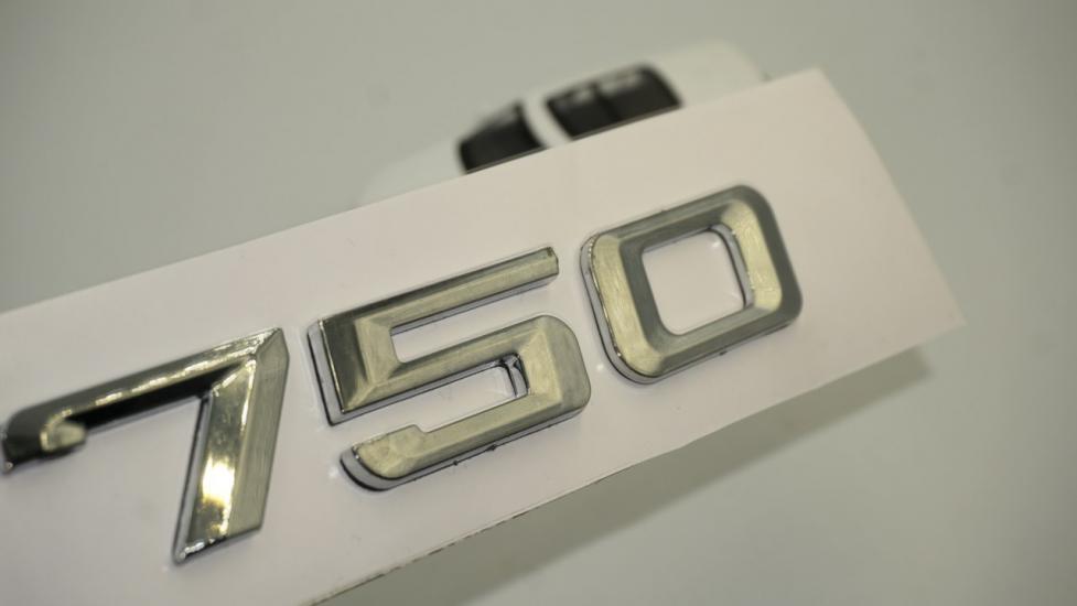 Bmw 750 Bagaj Krom ABS 3M 3D Yazı Logo Orjinal Ürün
