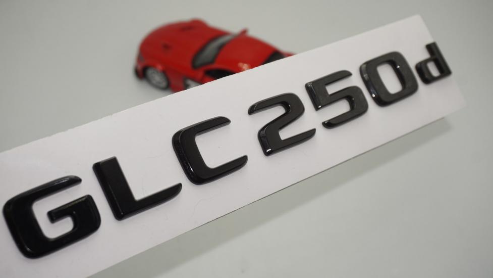 GLC 250d Bagaj Parlak Siyah ABS 3M 3D Yazı Logo