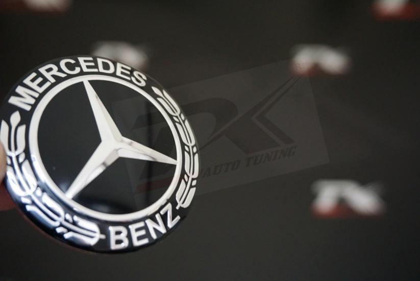 Mercedes Benz Direksiyon Göbeği 52mm 3M Metal Logo