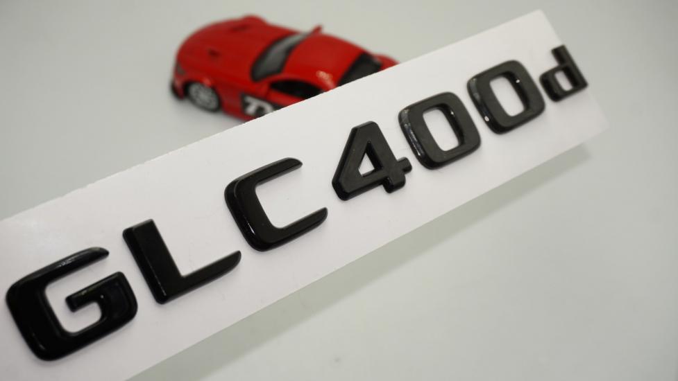 GLC 400d Bagaj Parlak Siyah ABS 3M 3D Yazı Logo