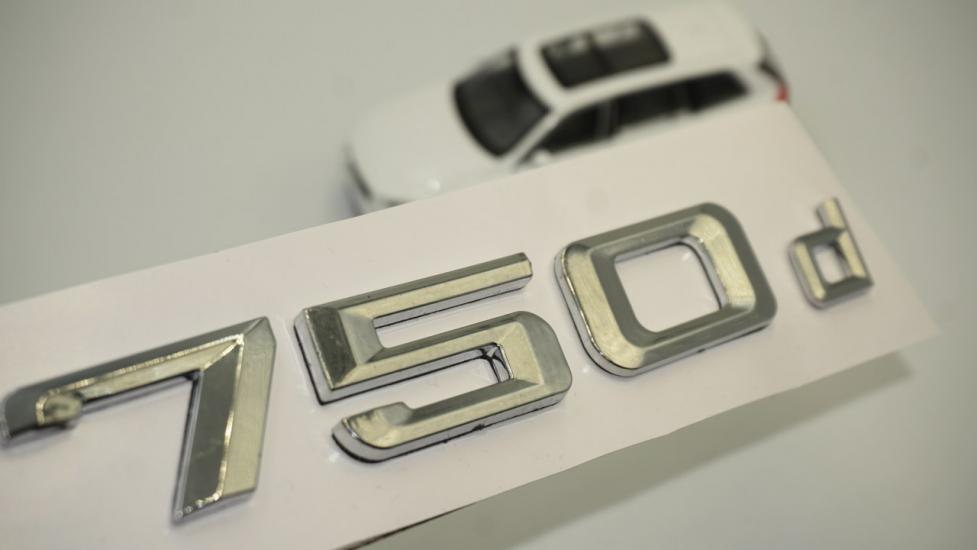 Bmw 750d Bagaj Krom ABS 3M 3D Yazı Logo Orjinal Ürün