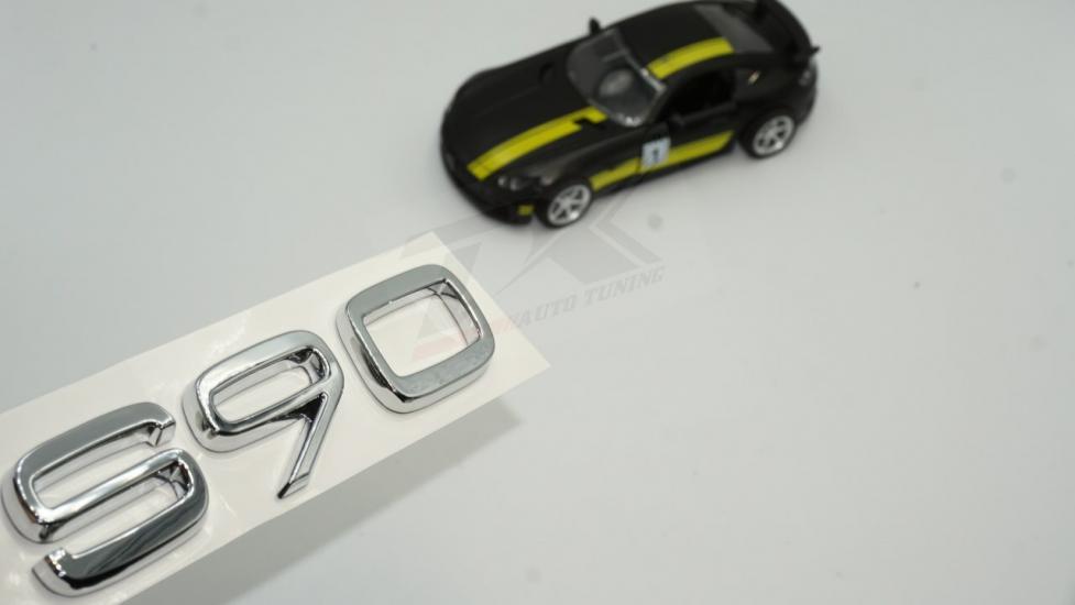 Volvo S90 Krom ABS 3M 3D Bagaj Logo Yazı Orjinal Ürün