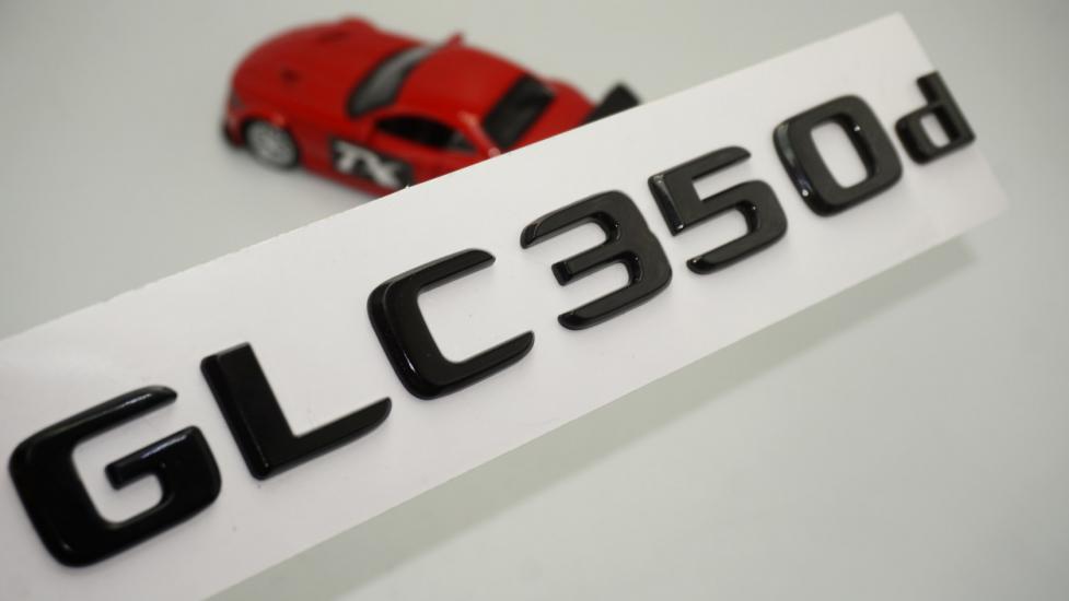 GLC 350d Bagaj Parlak Siyah ABS 3M 3D Yazı Logo
