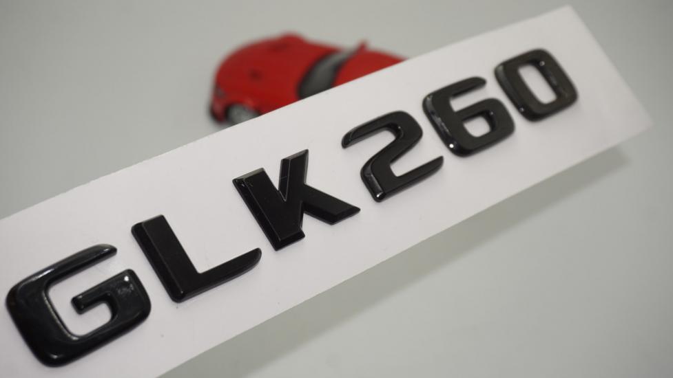 GLK 260 Bagaj Parlak Siyah ABS 3M 3D Yazı Logo