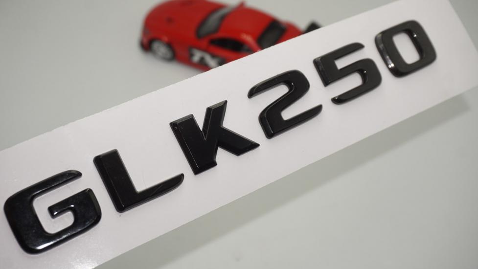 GLK 250 Bagaj Parlak Siyah ABS 3M 3D Yazı Logo