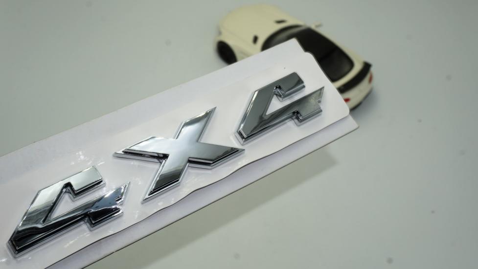 DK 4X4 Arazi Suv Pickup Bagaj Krom ABS 3M 3D Yazı Logo Amblem