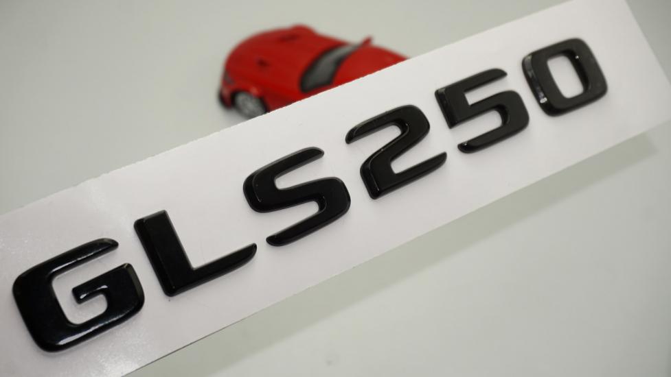 GLS 250 Bagaj Parlak Siyah ABS 3M 3D Yazı Logo
