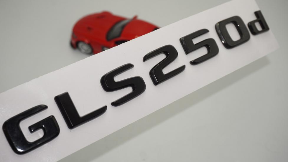 GLS 250d Bagaj Parlak Siyah ABS 3M 3D Yazı Logo