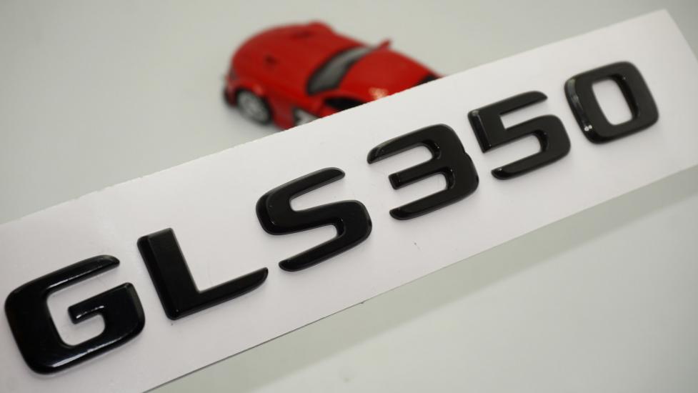 GLS 350 Bagaj Parlak Siyah ABS 3M 3D Yazı Logo
