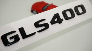 GLS 400 Bagaj Parlak Siyah ABS 3M 3D Yazı Logo