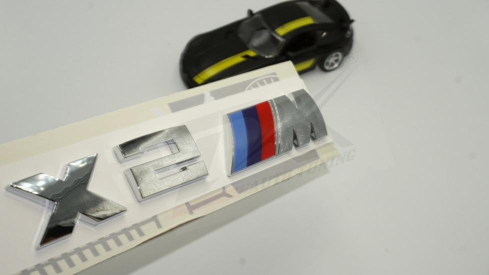 Bmw X2 M Bagaj Krom ABS 3M 3D Yazı Logo Orjinal Ürün