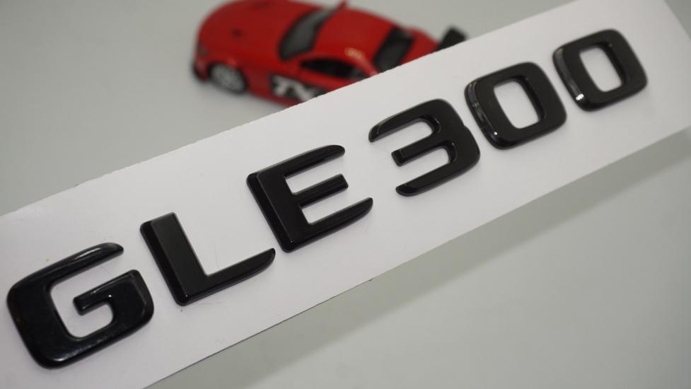 GLE 300 Bagaj Parlak Siyah ABS 3M 3D Yazı Logo