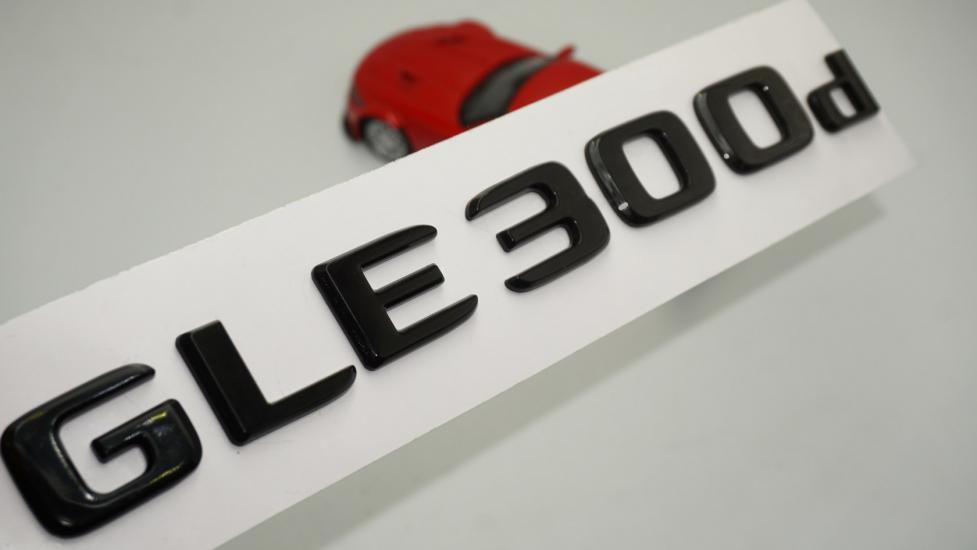 GLE 300d Bagaj Parlak Siyah ABS 3M 3D Yazı Logo