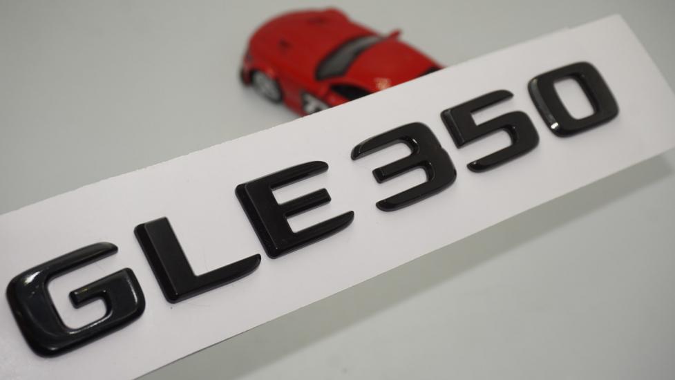GLE 350 Bagaj Parlak Siyah ABS 3M 3D Yazı Logo