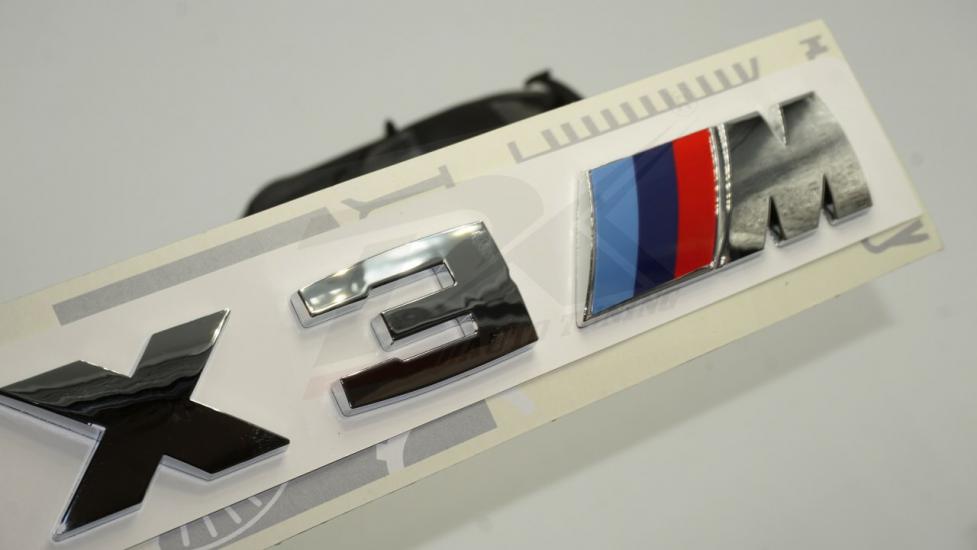 Bmw X3 M Bagaj Krom ABS 3M 3D Yazı Logo Orjinal Ürün