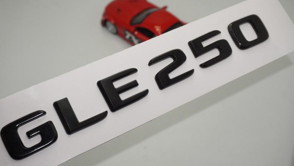 GLE 250 Bagaj Parlak Siyah ABS 3M 3D Yazı Logo