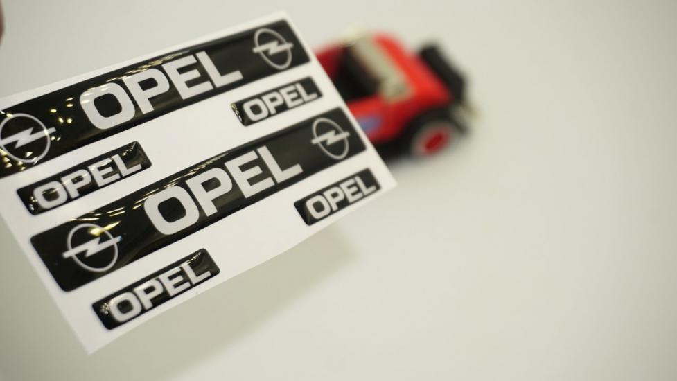 Opel Logo Damla Silikon Grup Sticker