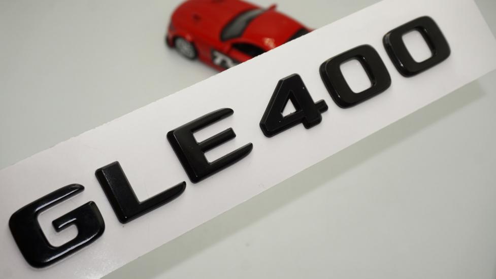 GLE 400 Bagaj Parlak Siyah ABS 3M 3D Yazı Logo