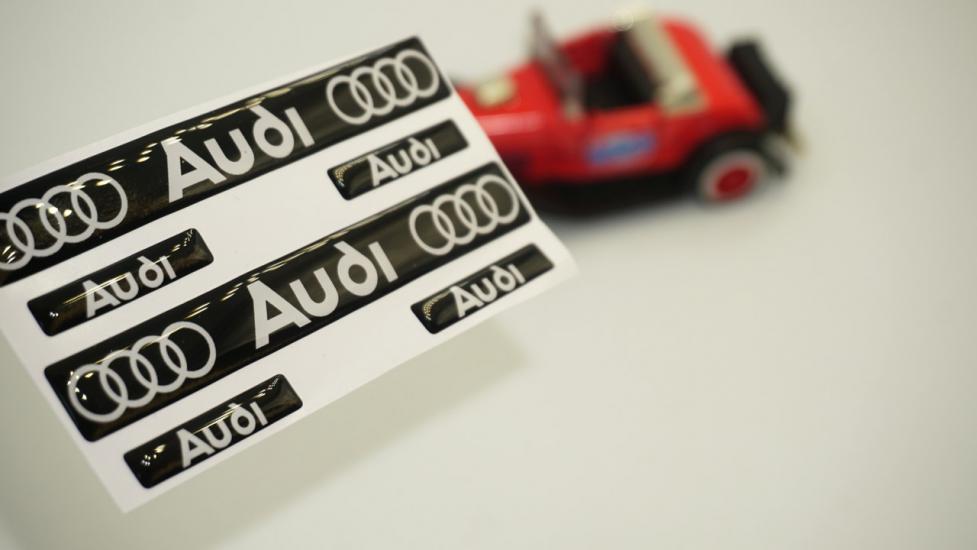 Audi Logo Damla Silikon Grup Sticker