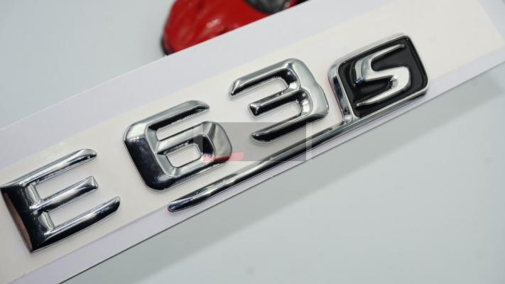 Mercedes Benz AMG E63S Bagaj Yazı Logo Gümüş Renk Orjinal Ürün