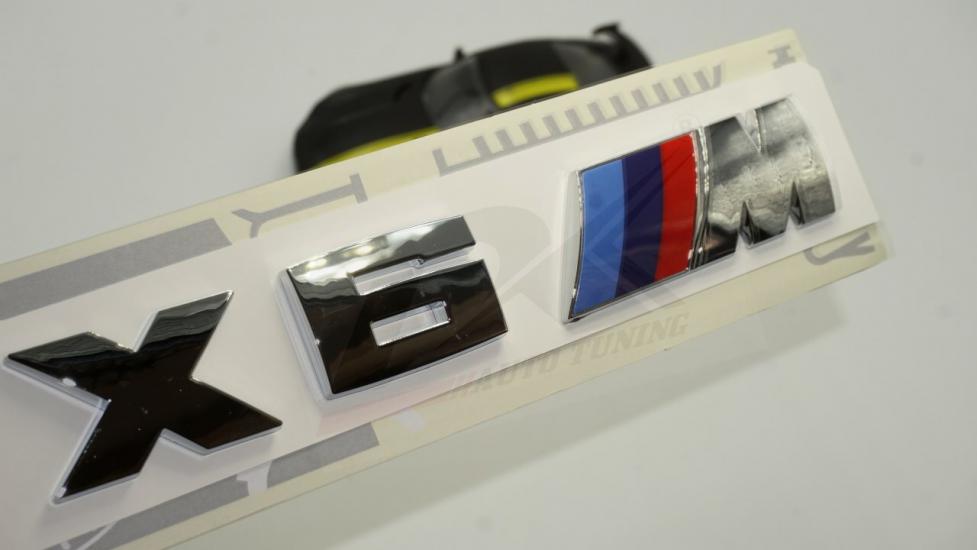 Bmw X6 M Bagaj Krom ABS 3M 3D Yazı Logo Orjinal Ürün