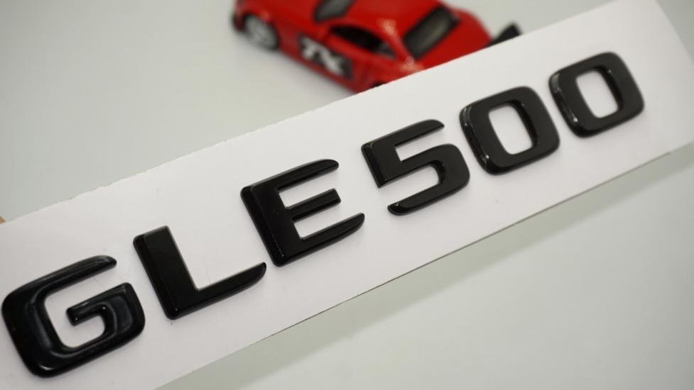 GLE 500 Bagaj Parlak Siyah ABS 3M 3D Yazı Logo