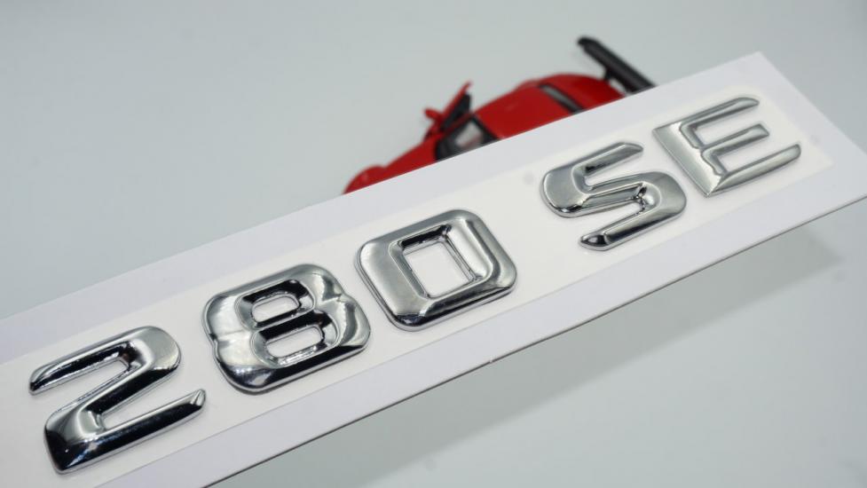 280 SE Bagaj Krom Metal 3M 3D Yazı Logo