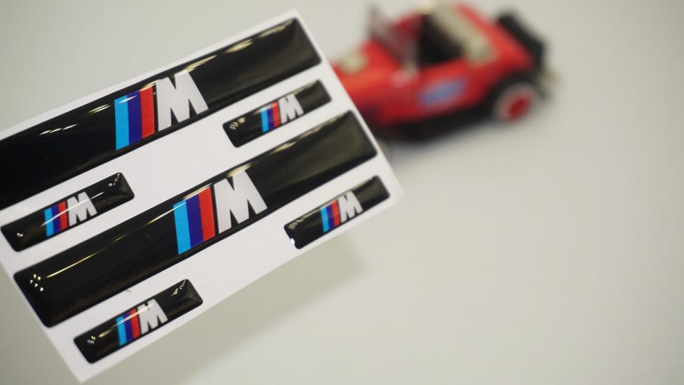 Bmw M Logo Damla Silikon Grup Sticker