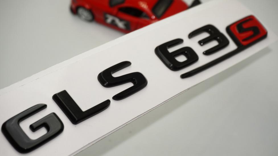 GLS 63S Bagaj Parlak Siyah ABS 3M 3D Yazı Logo