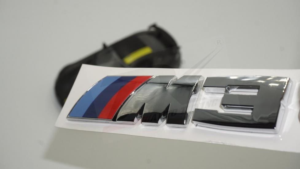 Bmw M3 Bagaj Krom ABS 3M 3D Yazı Logo Orjinal Ürün