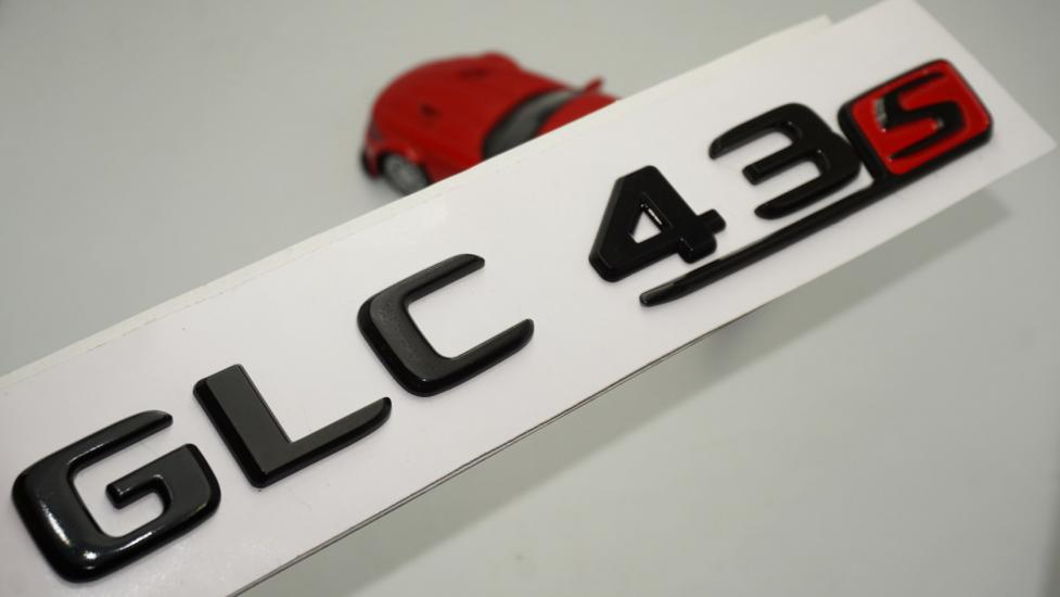 DK Benz GLC 43S Bagaj Parlak Siyah ABS 3M 3D Yazı Logo