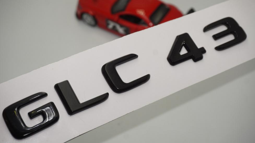 DK Benz GLC 43 Bagaj Parlak Siyah ABS 3M 3D Yazı Logo