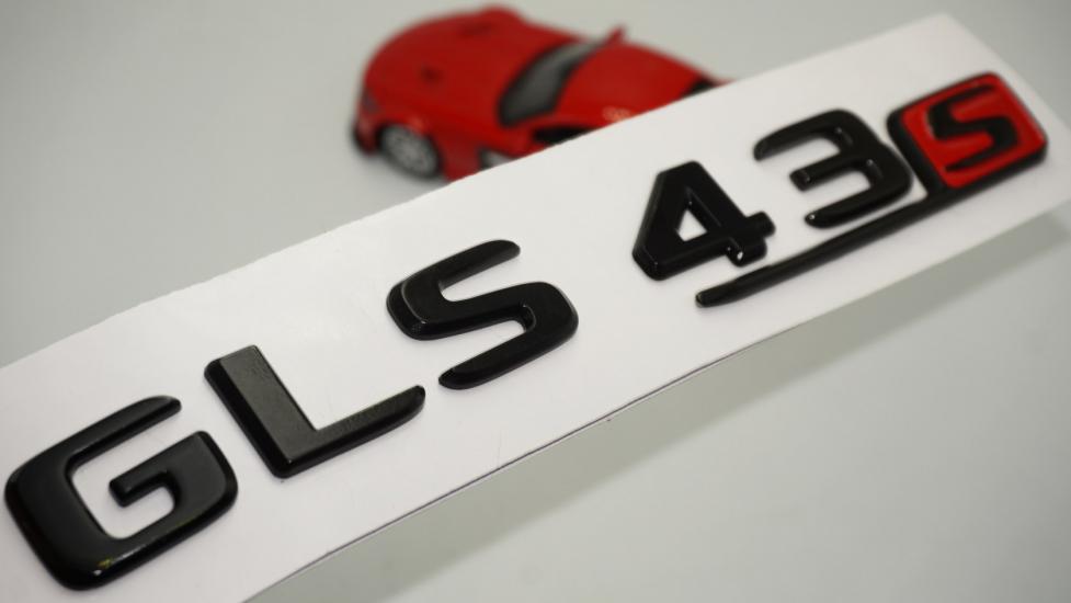 GLS 43S Bagaj Parlak Siyah ABS 3M 3D Yazı Logo