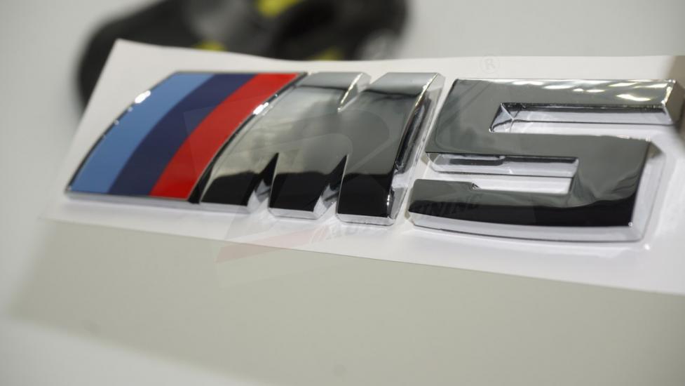 Bmw M5 Bagaj Krom ABS 3M 3D Yazı Logo Orjinal Ürün
