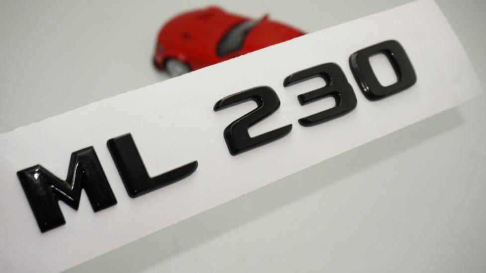 ML 230 Bagaj Parlak Siyah ABS 3M 3D Yazı Logo