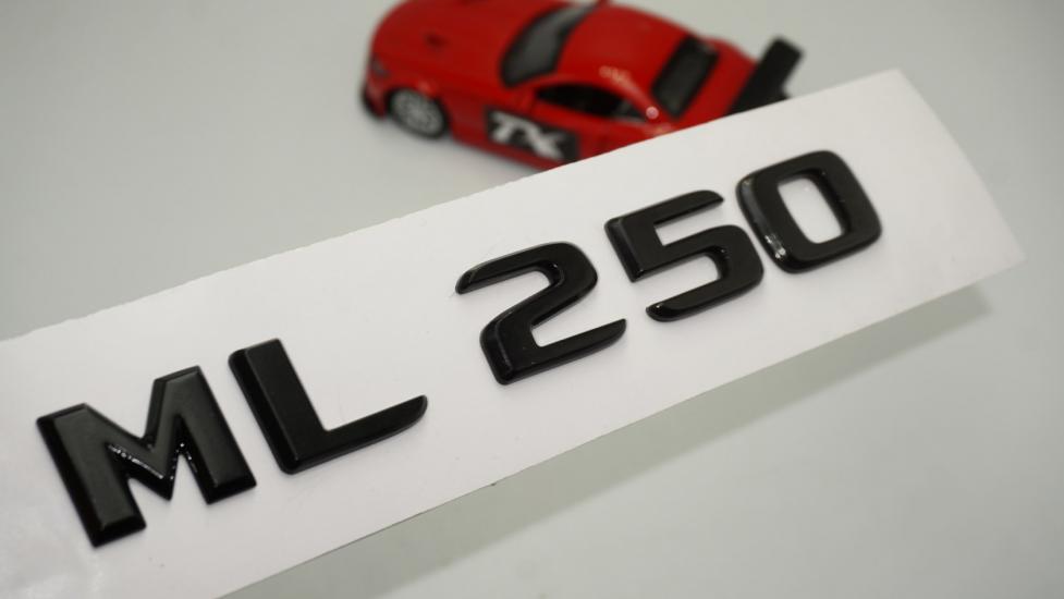 ML 250 Bagaj Parlak Siyah ABS 3M 3D Yazı Logo