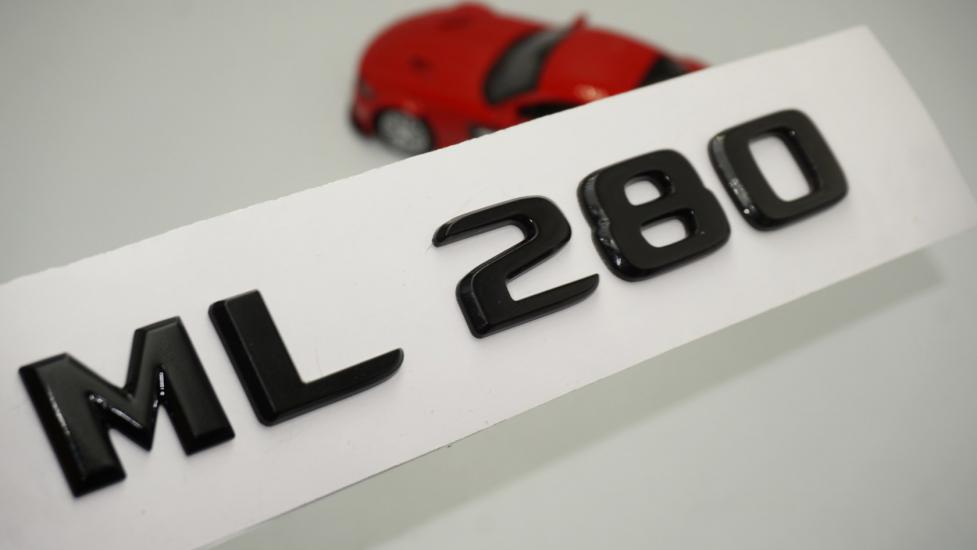 ML 280 Bagaj Parlak Siyah ABS 3M 3D Yazı Logo