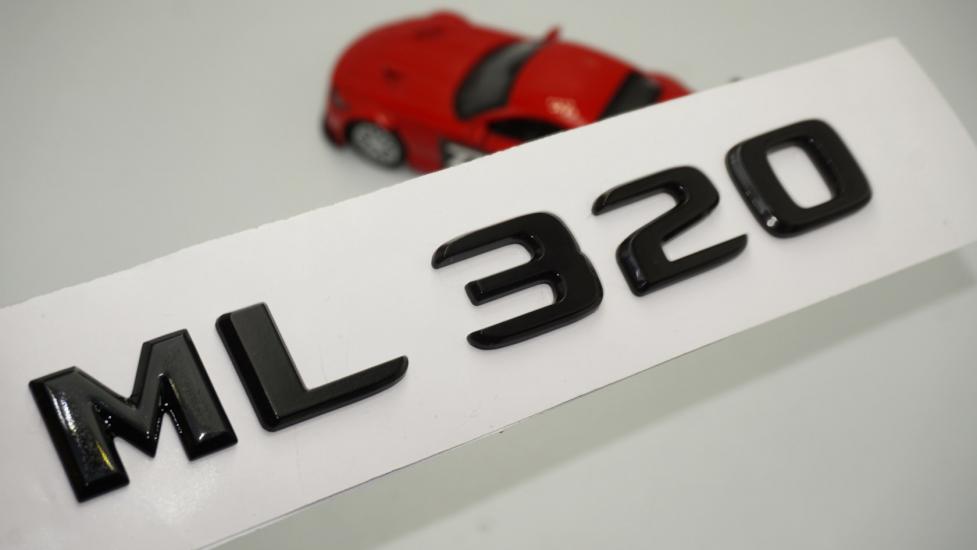 ML 320 Bagaj Parlak Siyah ABS 3M 3D Yazı Logo