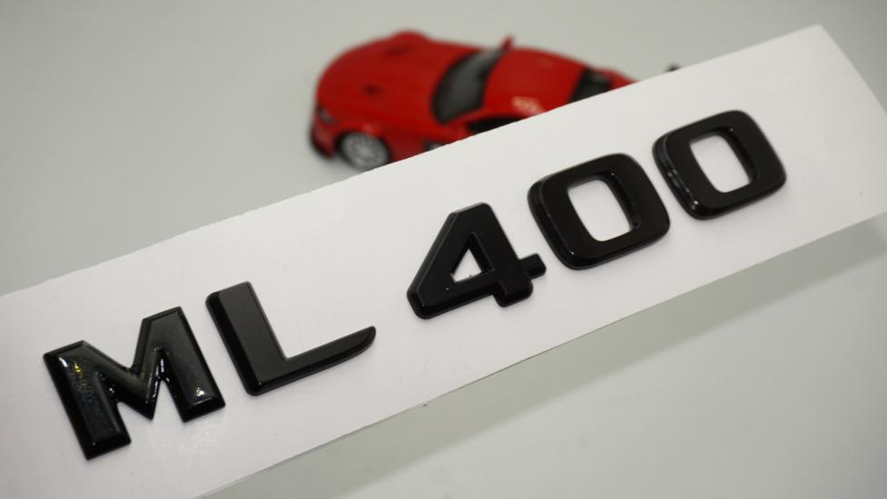 ML 400 Bagaj Parlak Siyah ABS 3M 3D Yazı Logo
