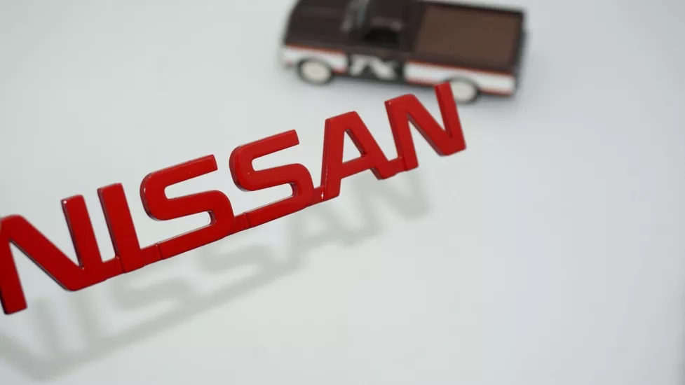 DK Tuning Skyline GT-R R32 Bagaj Kırmızı Yazı Logo Nissan İle Uyumlu