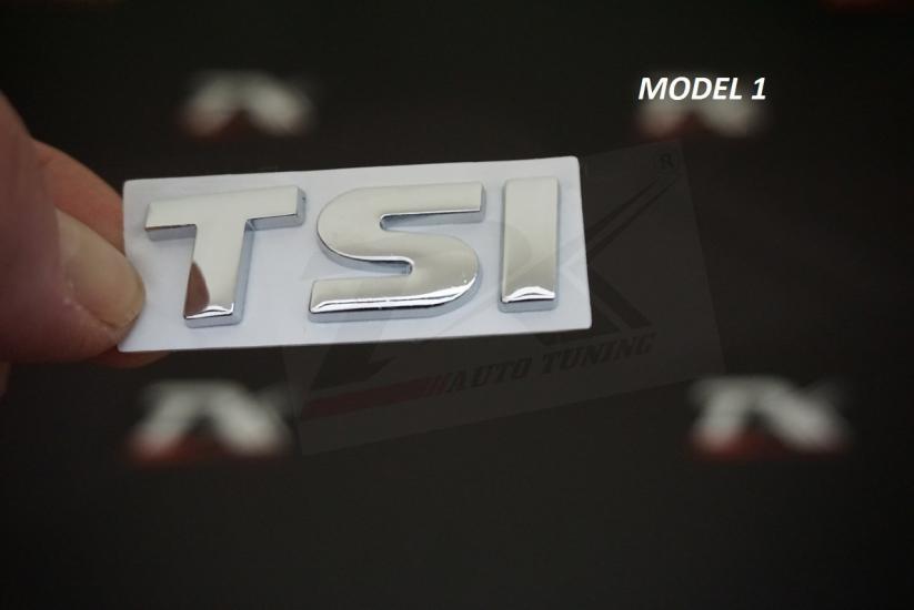 Volkswagen TSİ Bagaj Krom Metal 3M 3D Logo Amblem