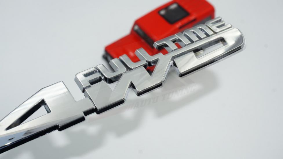 DK Tuning Off Road 4WD Full Time Whell Drive Bagaj Krom Yazı Logo Amblem