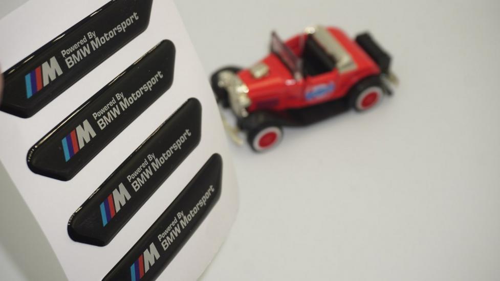 Bmw X1 X2 X3 M Performance Logo Kapı Kenarı Koruma Metalize Damla Desen 3M Band