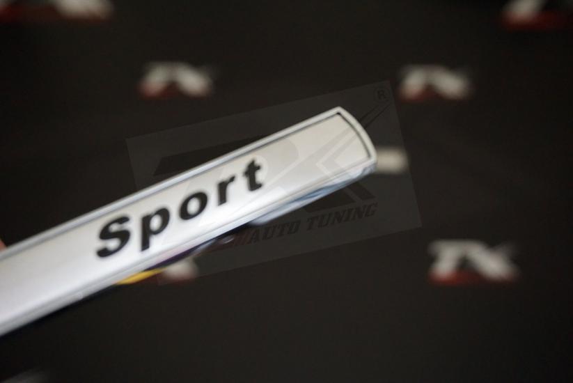 Bmw Sport Yan Çamurluk 3M 3D Krom Logo Amblem Seti Orjinal Ürün