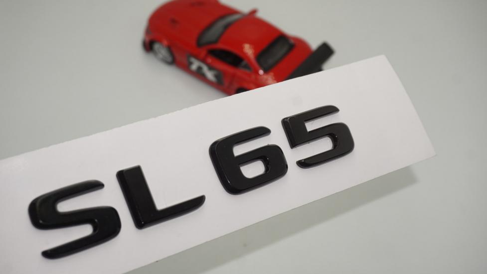 SL 65 Bagaj Parlak Siyah ABS 3M 3D Yazı Logo