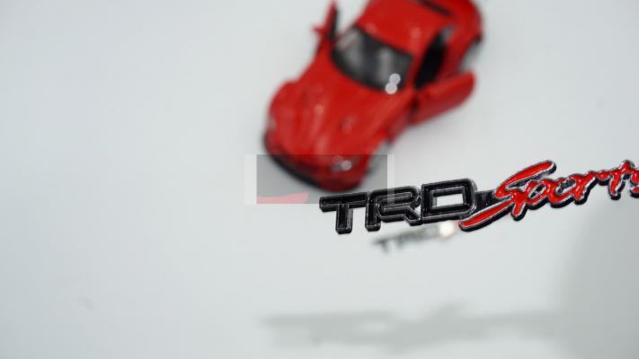 Toyota TRD Sports Çamurluk Yanı Metal Yazı Logo Amblem Seti